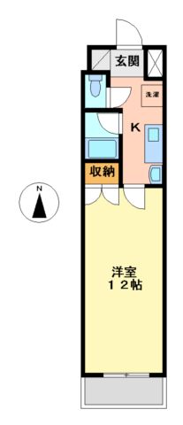 名古屋市港区当知のマンションの間取り