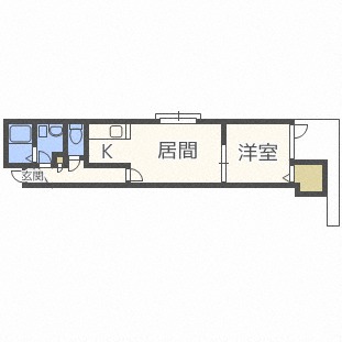 カナンコートＩＩの間取り