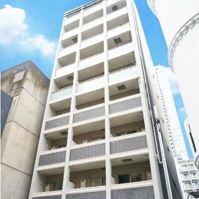 【港区赤坂のマンションの建物外観】