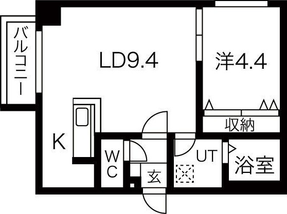 プロヴィデンス南平岸の間取り