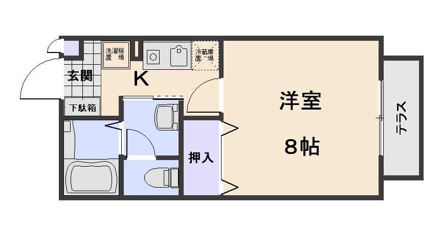 Bell　Coteの間取り