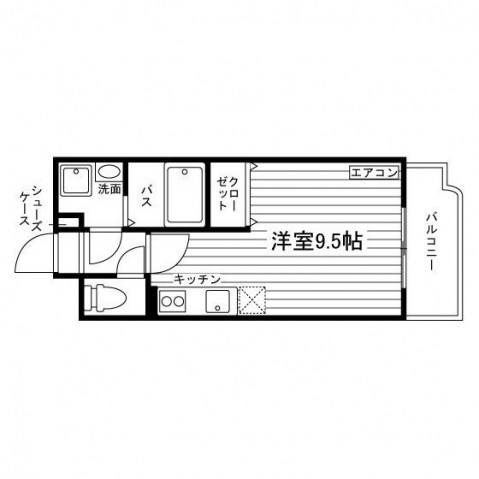 ソレイユ矢幅の間取り