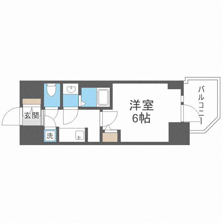 【S-RESIDENCE都島Luxの間取り】