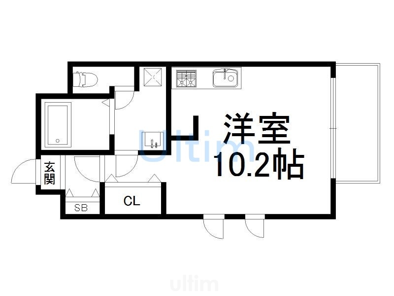 コリドール天神川の間取り