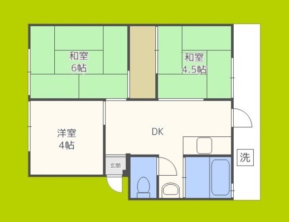 南港厚生年金共同住宅3号棟の間取り