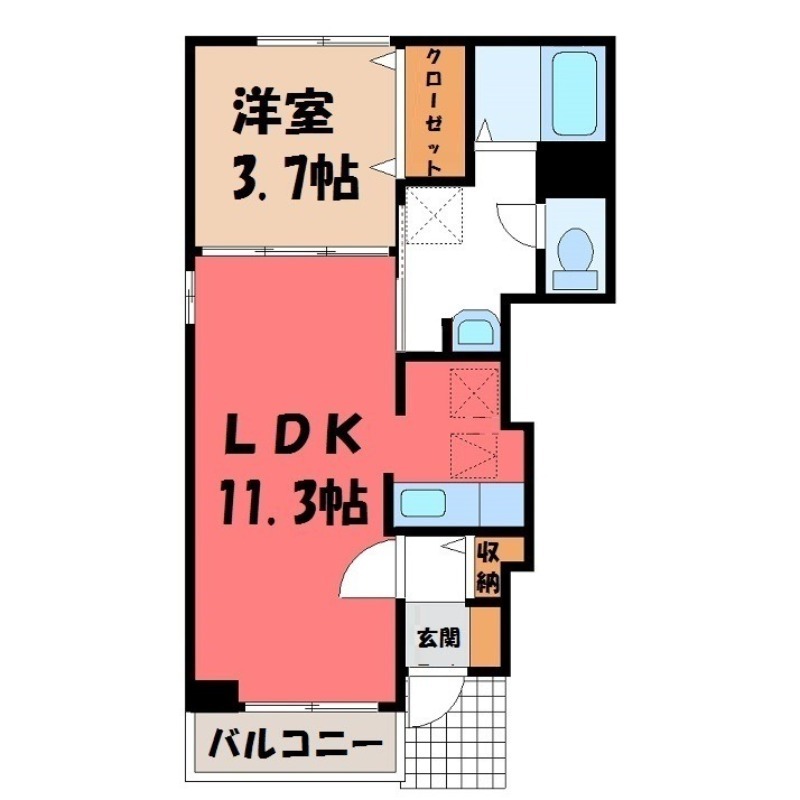 ソーレ Iの間取り