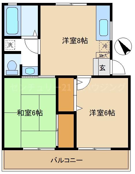 リバーハウスの間取り