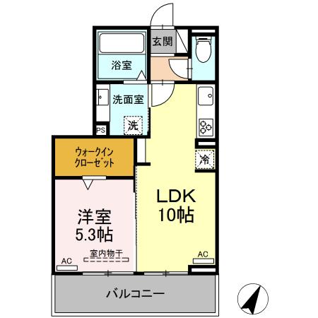 D-square牟呂町の間取り