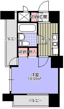 ラ・レジダンス・ド・仙台の間取り