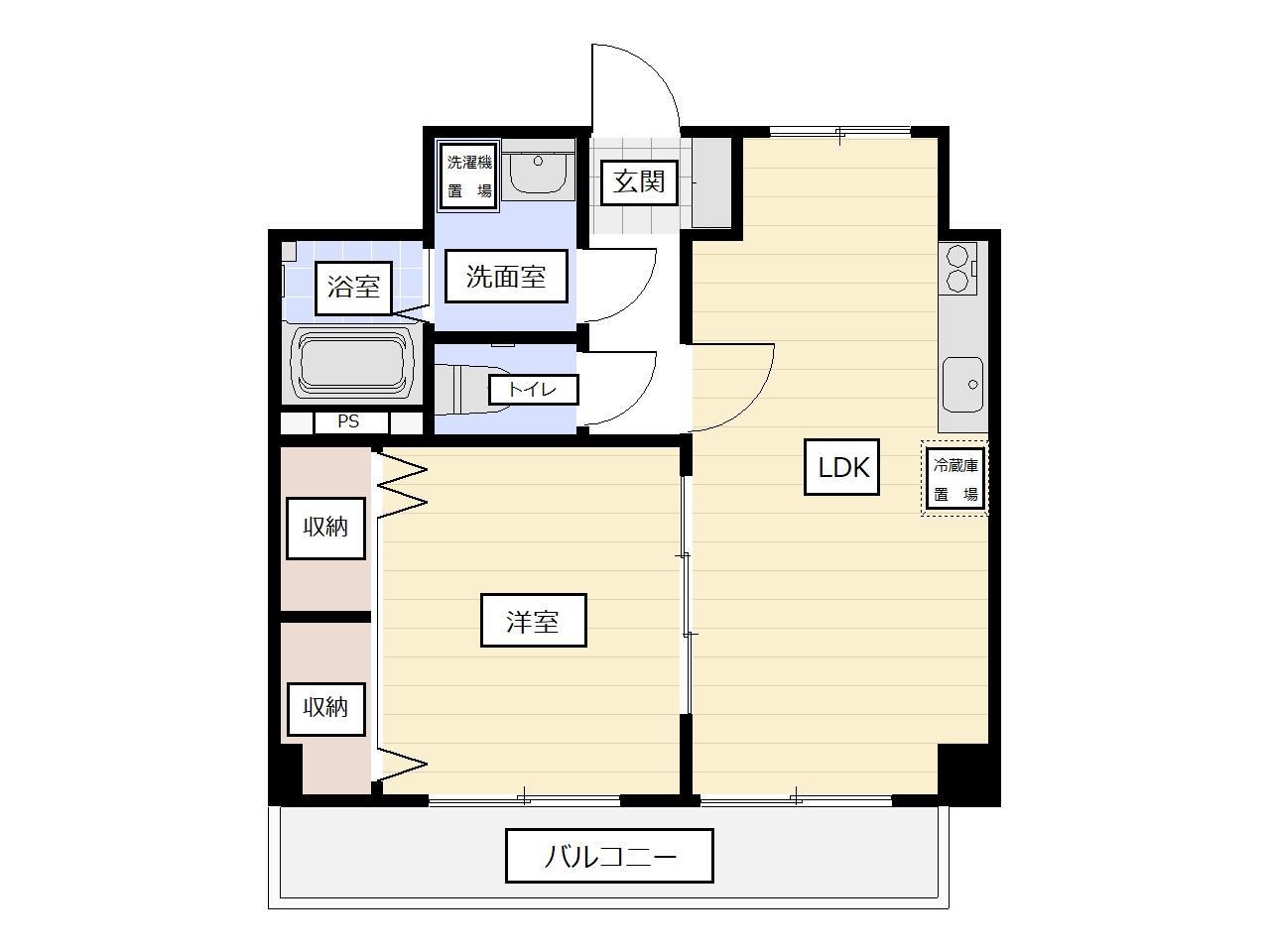 リバーコートＣの間取り