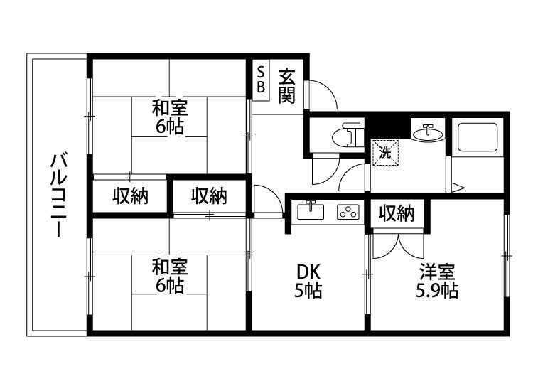 ドリームアオキの間取り