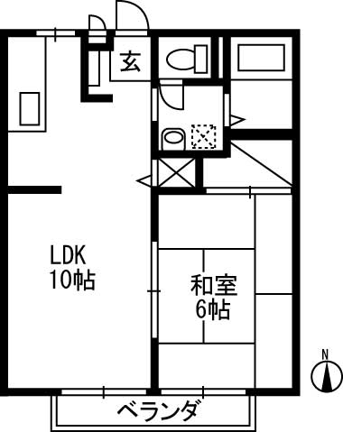 カーサ・カノン★の間取り