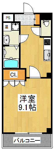 川崎市川崎区殿町のマンションの間取り