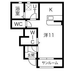 ヴァルト・ラヴィーヌの間取り