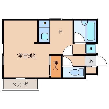 セレニティ川添 A棟の間取り