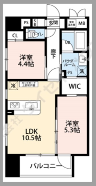 セントフィールド一番町の間取り