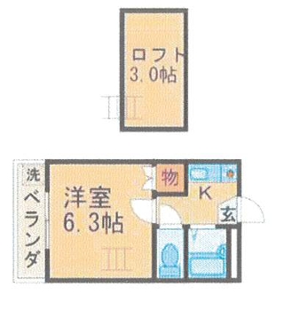 ドエル新北の間取り