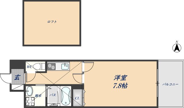 CASSIA住道の間取り