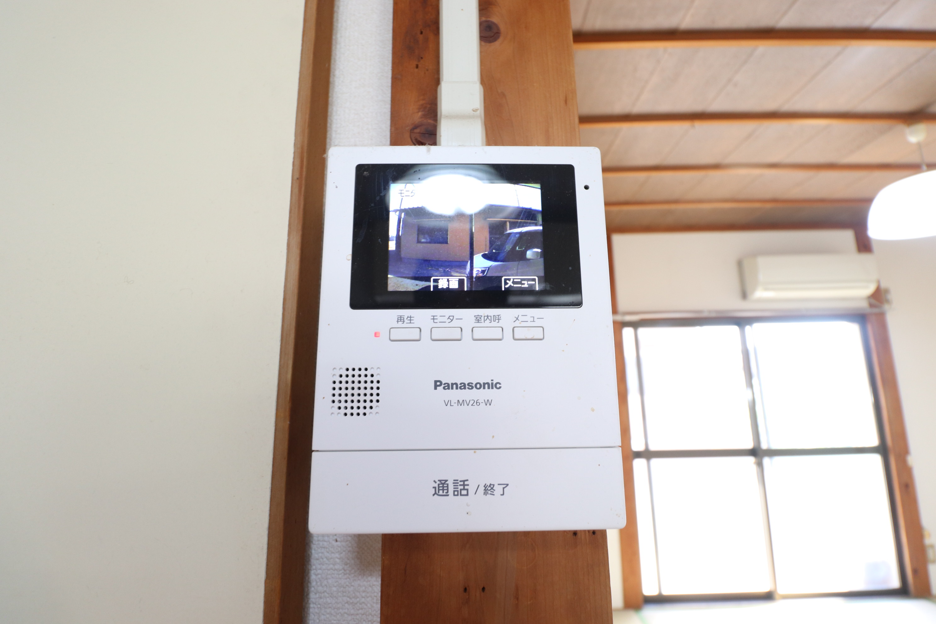 セキュリティ　モニター付きインターホン☆