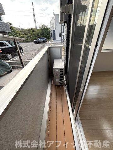 バルコニー　南西向き