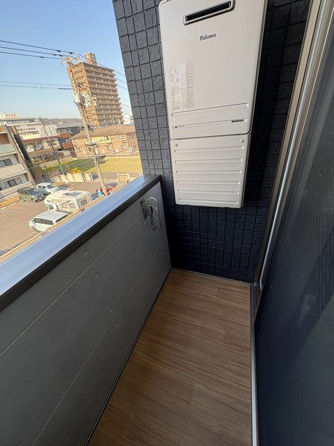 バルコニー　北向き