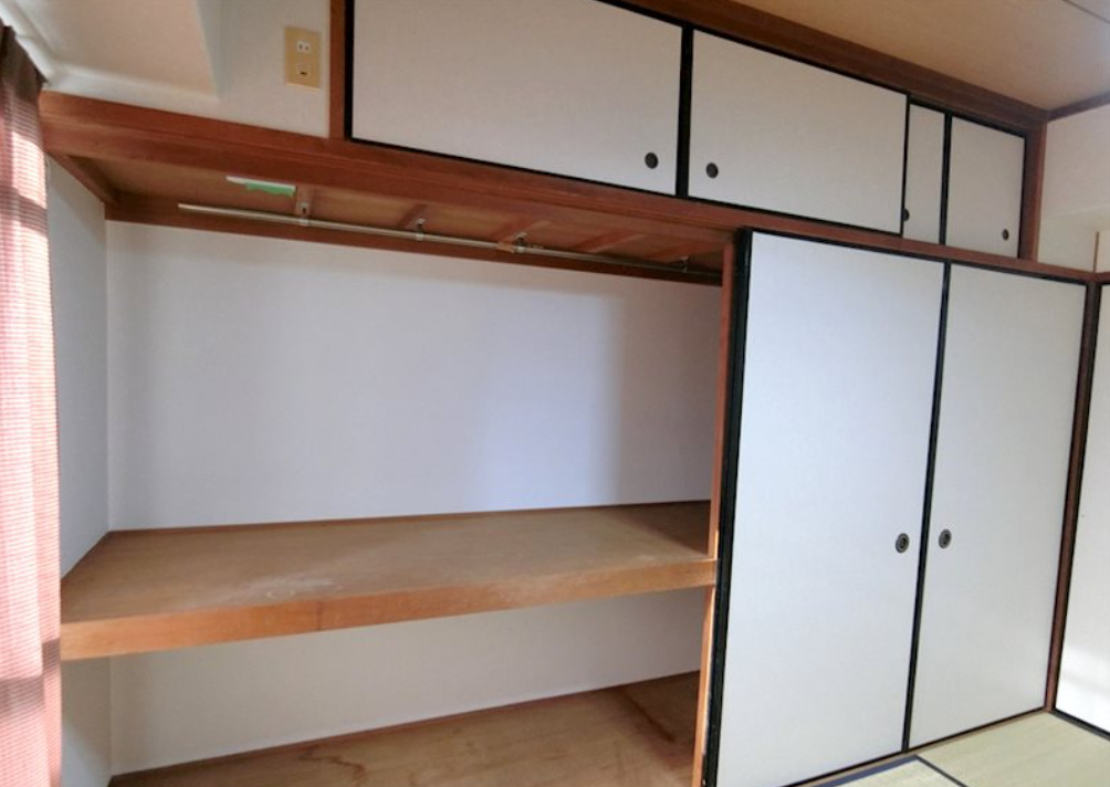 収納　十分な収納スペースがあります
