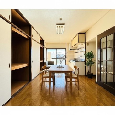 居室・リビング　写真の家具等はCG合成です。