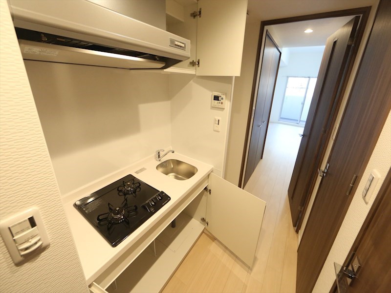 キッチン　システムキッチン（ガス2口コンロ付）