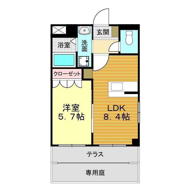 サンパレスの間取り写真