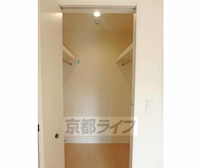 収納　ウォークインクローゼットです。