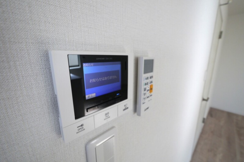 セキュリティ　急な来客時も安心ですね