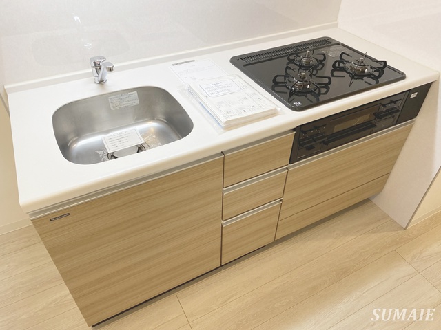 キッチン　グリル付きガスコンロ！