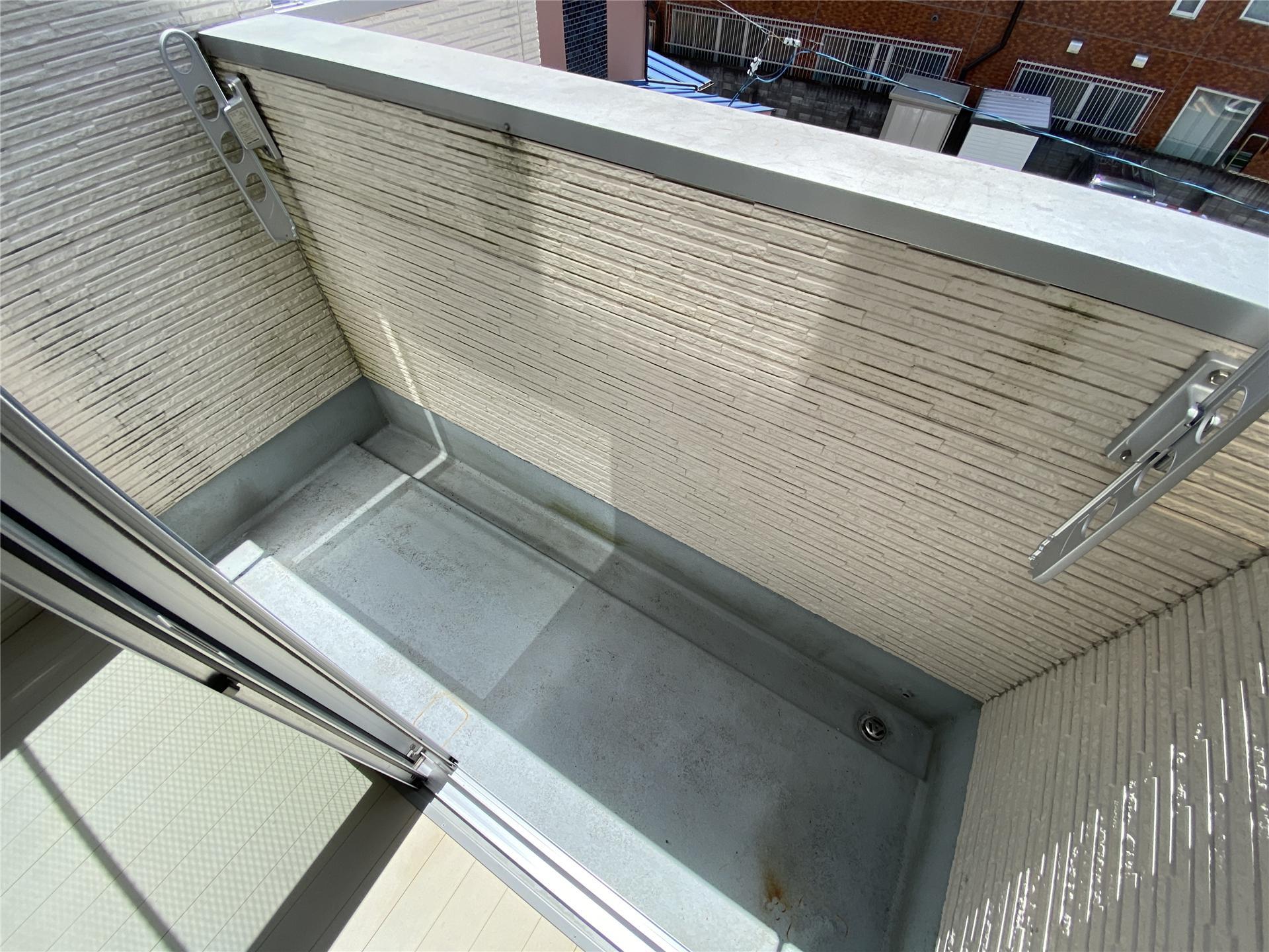 バルコニー　洗濯物が干せるバルコニーです