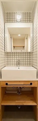 洗面設備　洗面台です。