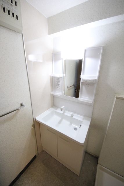 洗面設備　別部屋の同タイプ写真です。