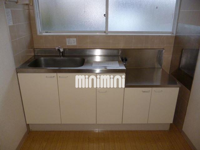 キッチン　ガスコンロ設置可能