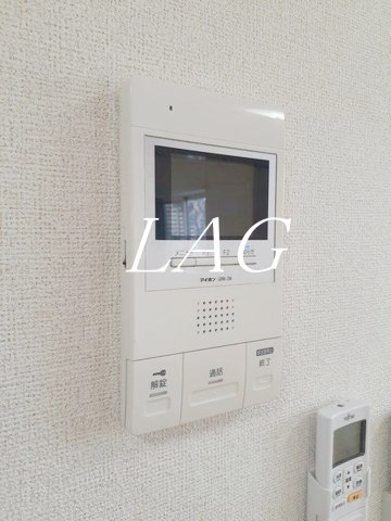 セキュリティ　モニター付きインターフォンです。