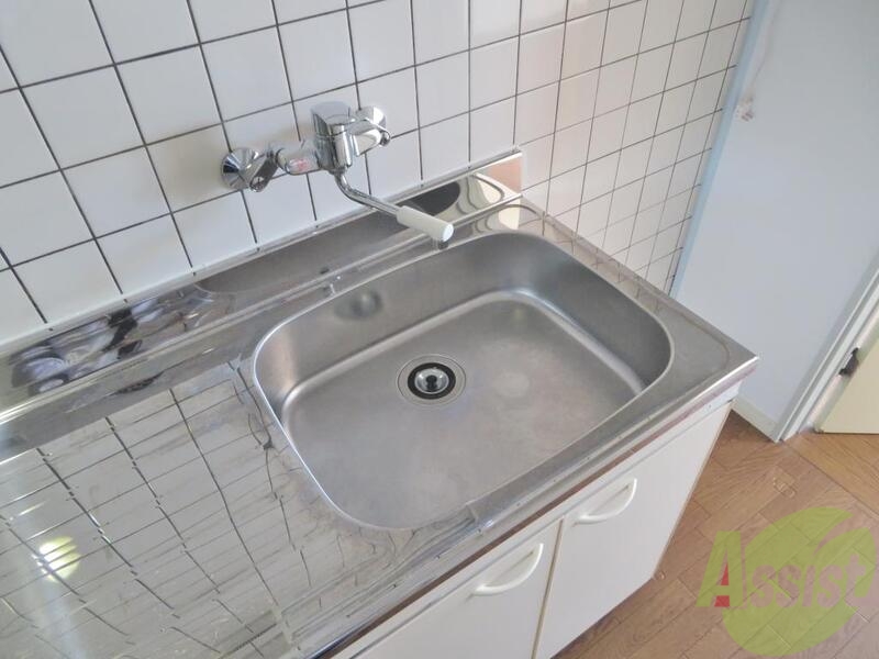 洗面設備　キッチンシンクは朝の準備も出来ちゃうんです。