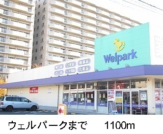 ドラックストア　ウェルパーク（ドラッグストア）まで1100m