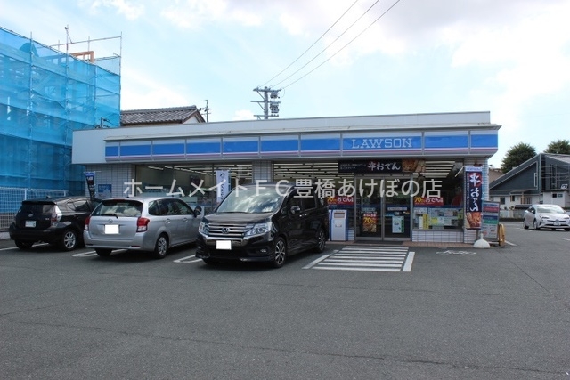 コンビニ　ローソン豊橋神ノ輪店（コンビニ）まで100m