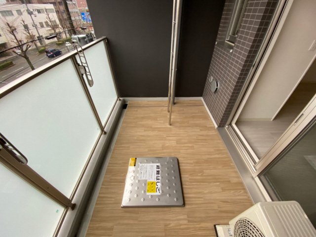 バルコニー　落ち着いた時間を過ごせるバルコニーです