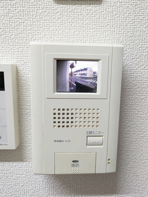 セキュリティ　来訪者が分かるモニタ付インターホン☆彡