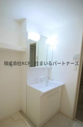 洗面設備　使いやすい洗面所です