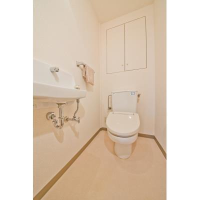 トイレ　ゆったりとした空間のトイレです