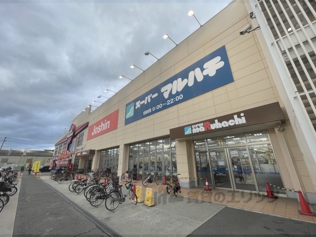 スーパー　スーパーマルハチ高井田店（スーパー）まで550m