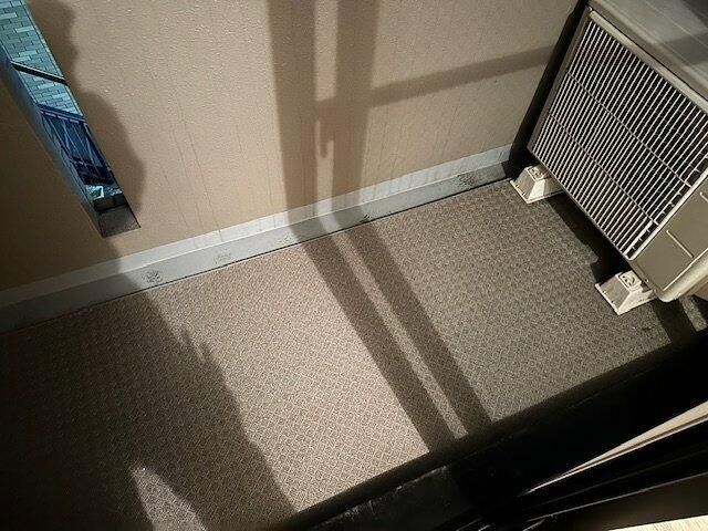 バルコニー　落ち着いた時間を過ごせるバルコニーです
