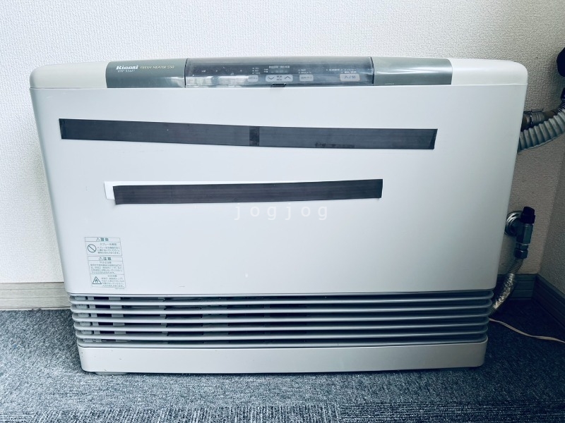 その他設備　着火が早いガスストーブです