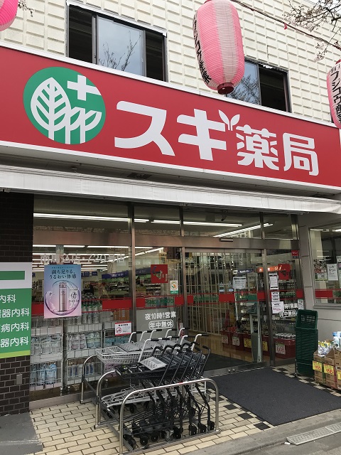 ドラックストア　スギ薬局南馬込店（ドラッグストア）まで204m