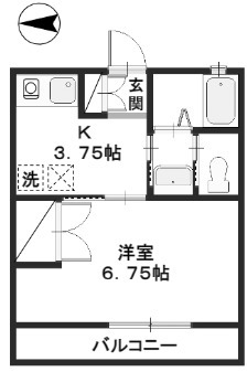 フローラ綱島の間取り写真