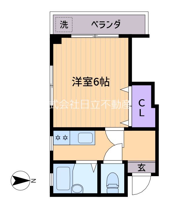 ラフォーレ嶋田の間取り写真